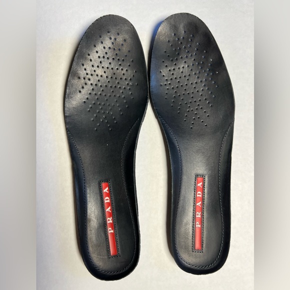 Prada Men’s suede slip-on black size 8.5 - Picture 7 of 11